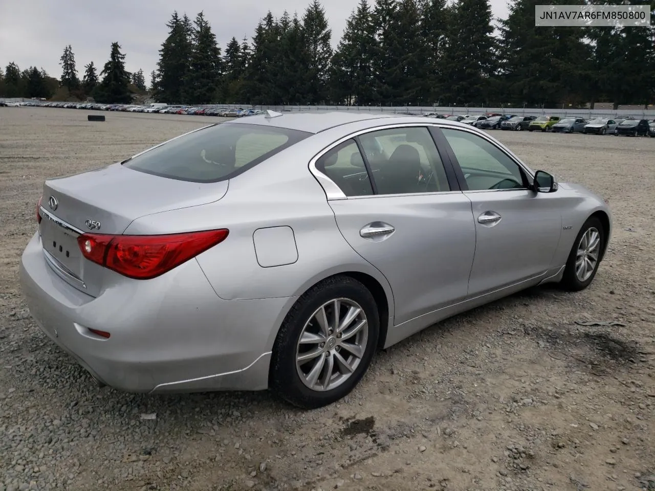 2015 Infiniti Q50 Hybrid Premium VIN: JN1AV7AR6FM850800 Lot: 75690214