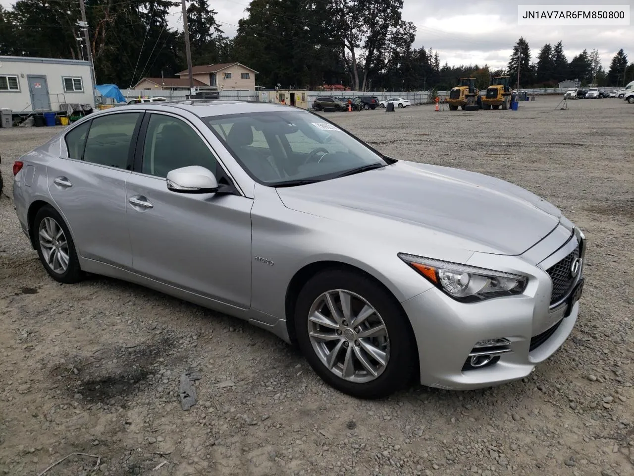 2015 Infiniti Q50 Hybrid Premium VIN: JN1AV7AR6FM850800 Lot: 75690214