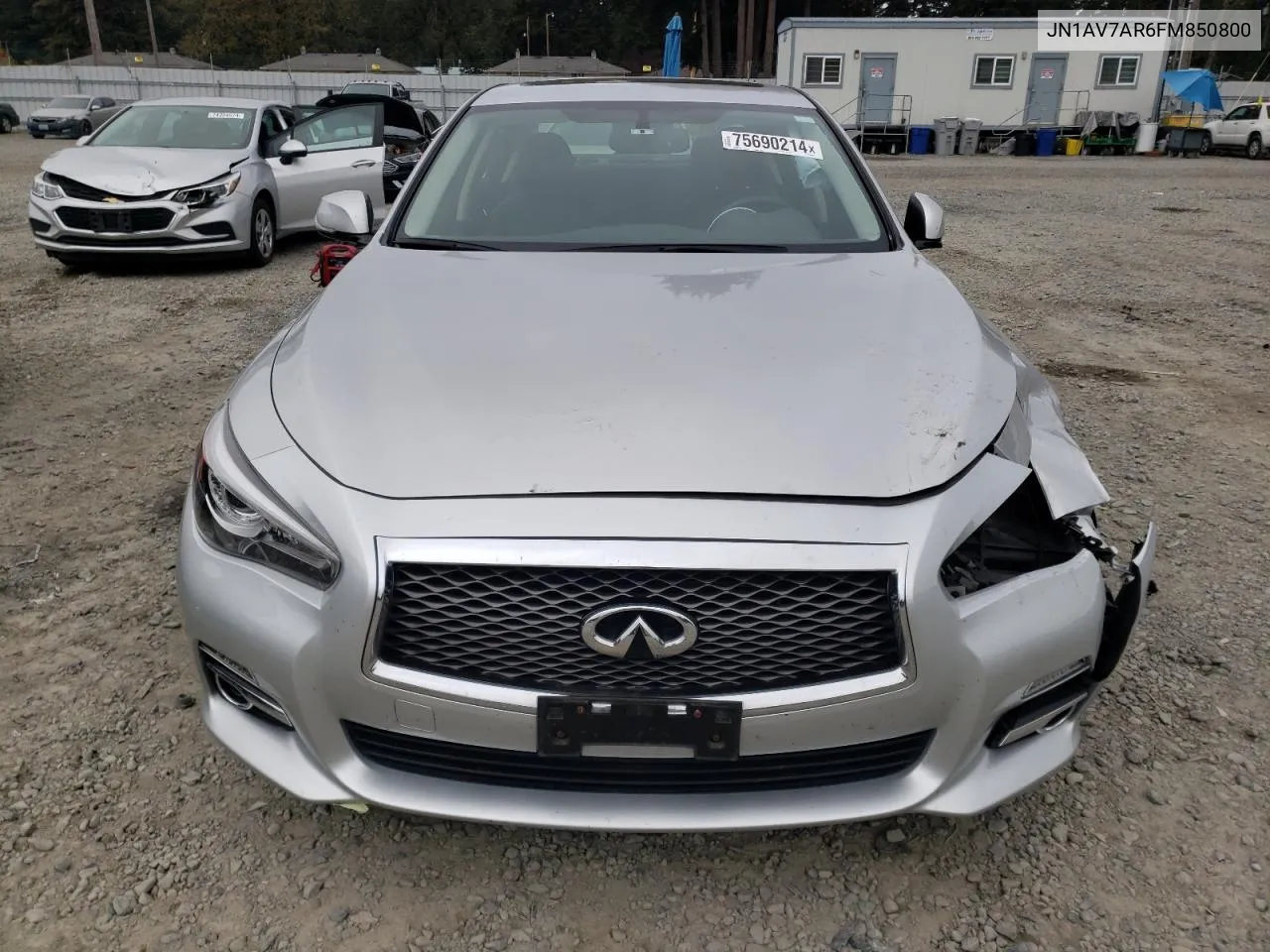 2015 Infiniti Q50 Hybrid Premium VIN: JN1AV7AR6FM850800 Lot: 75690214