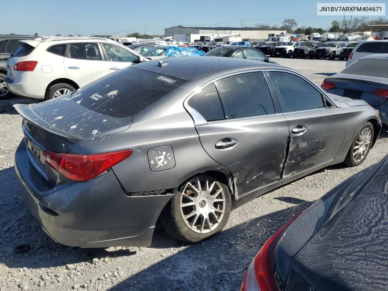 2015 Infiniti Q50 Base VIN: JN1BV7ARXFM404671 Lot: 75696654