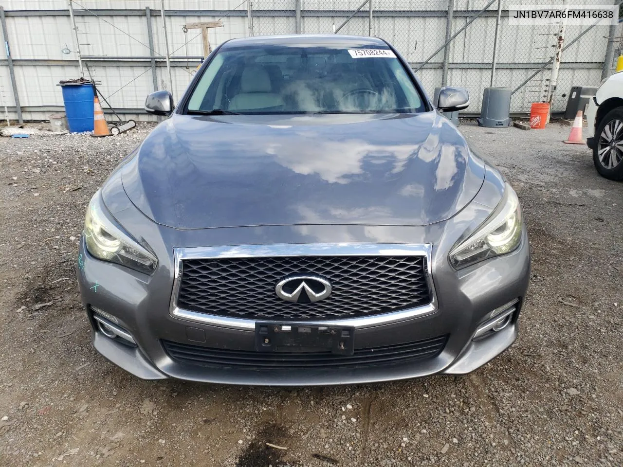 2015 Infiniti Q50 Base VIN: JN1BV7AR6FM416638 Lot: 75708244