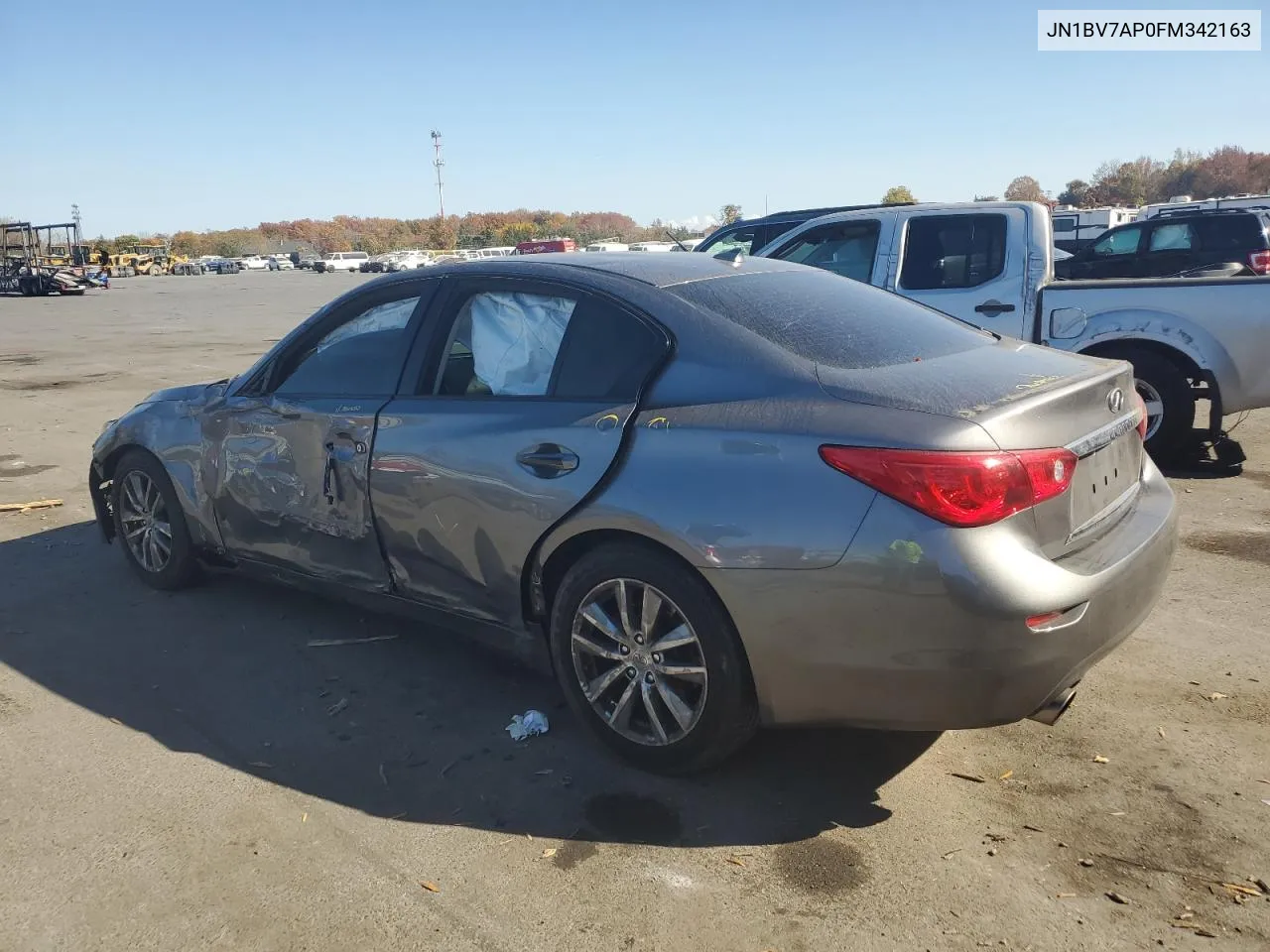 2015 Infiniti Q50 Base VIN: JN1BV7AP0FM342163 Lot: 75983014