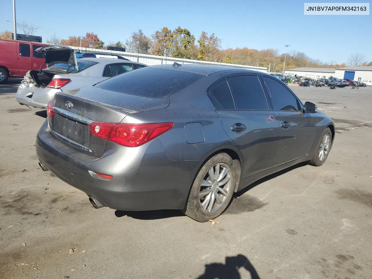 2015 Infiniti Q50 Base VIN: JN1BV7AP0FM342163 Lot: 75983014