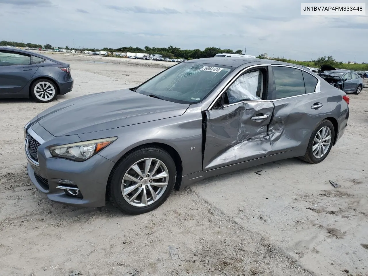 2015 Infiniti Q50 Base VIN: JN1BV7AP4FM333448 Lot: 76063784