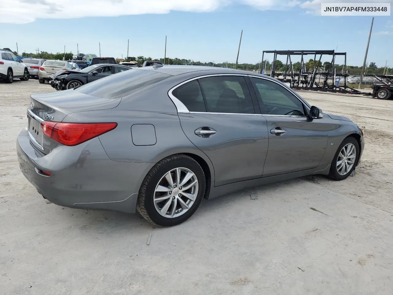 2015 Infiniti Q50 Base VIN: JN1BV7AP4FM333448 Lot: 76063784