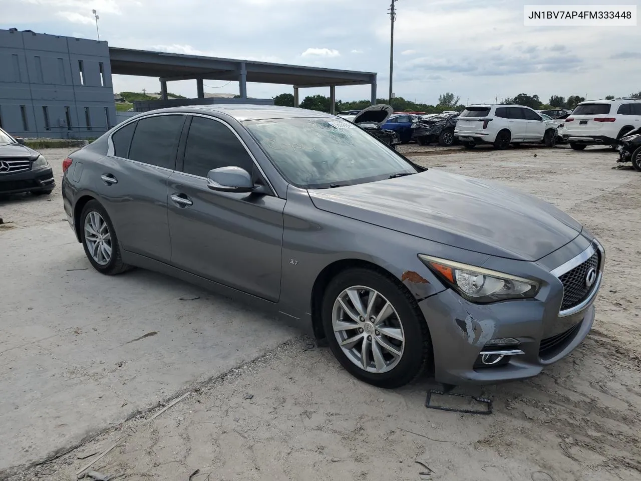 2015 Infiniti Q50 Base VIN: JN1BV7AP4FM333448 Lot: 76063784