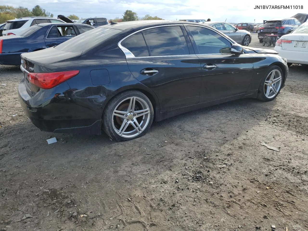 2015 Infiniti Q50 Base VIN: JN1BV7AR6FM411018 Lot: 76065474