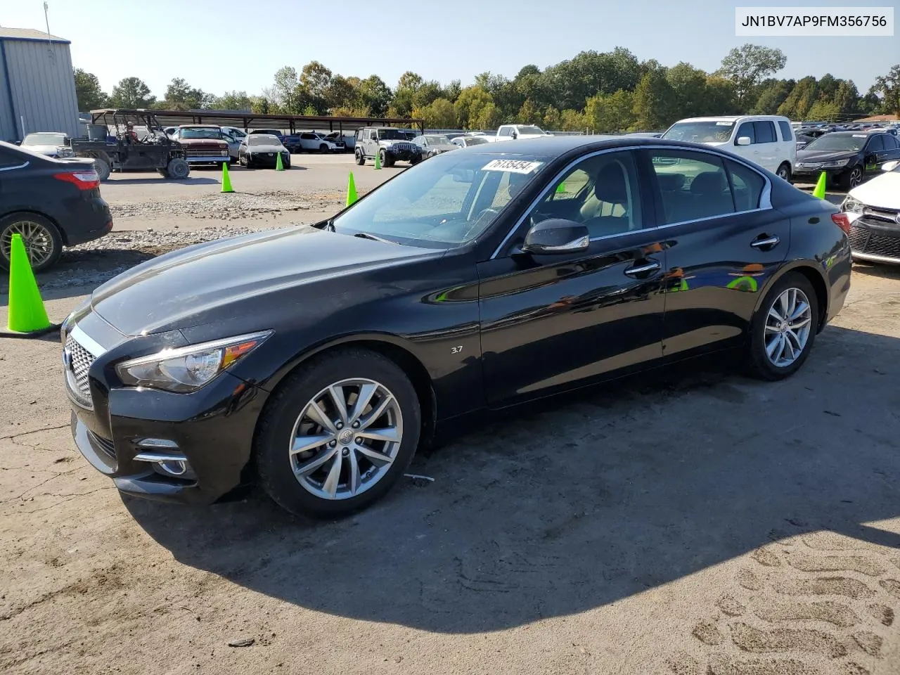 2015 Infiniti Q50 Base VIN: JN1BV7AP9FM356756 Lot: 76135454