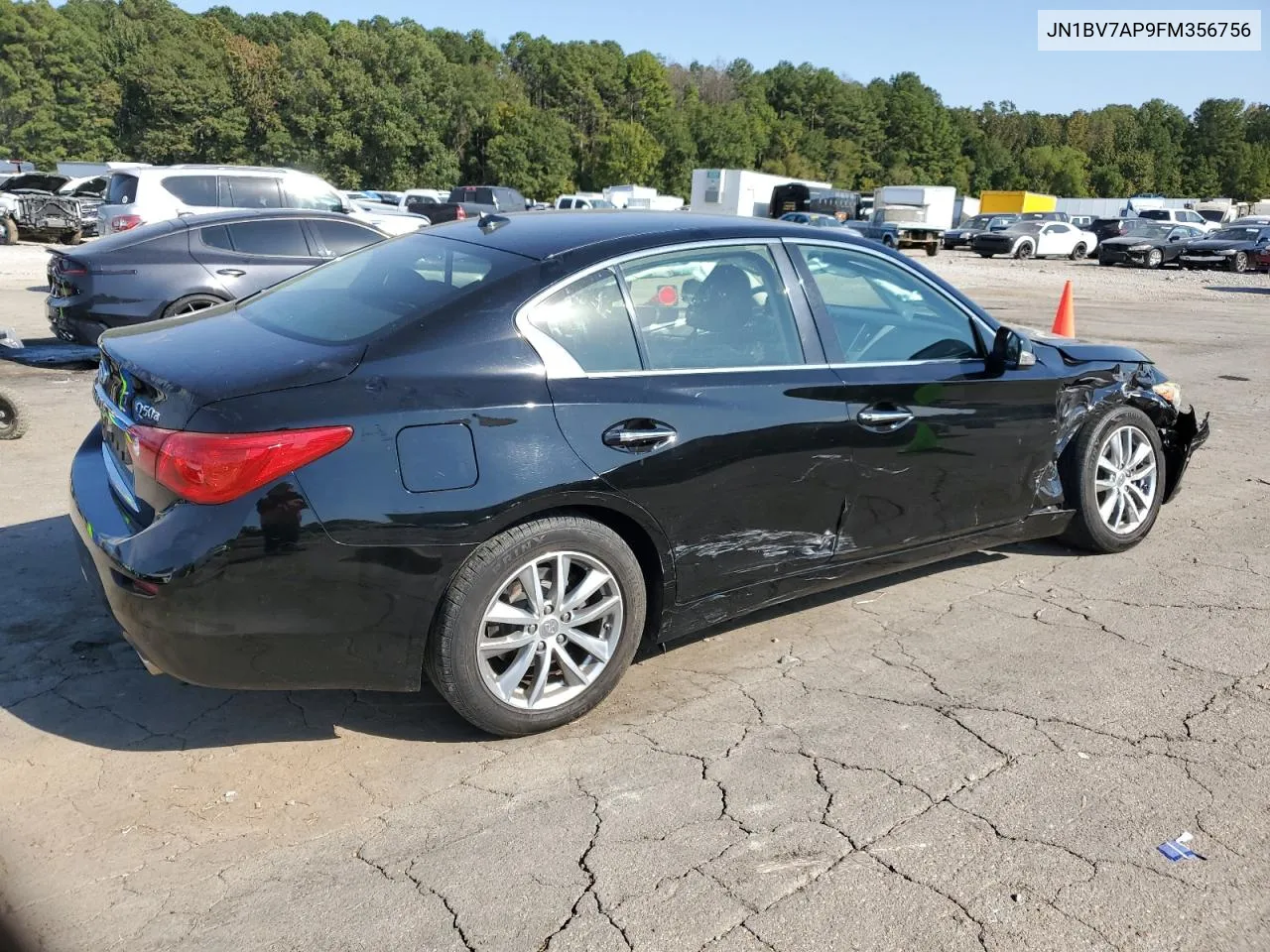 2015 Infiniti Q50 Base VIN: JN1BV7AP9FM356756 Lot: 76135454