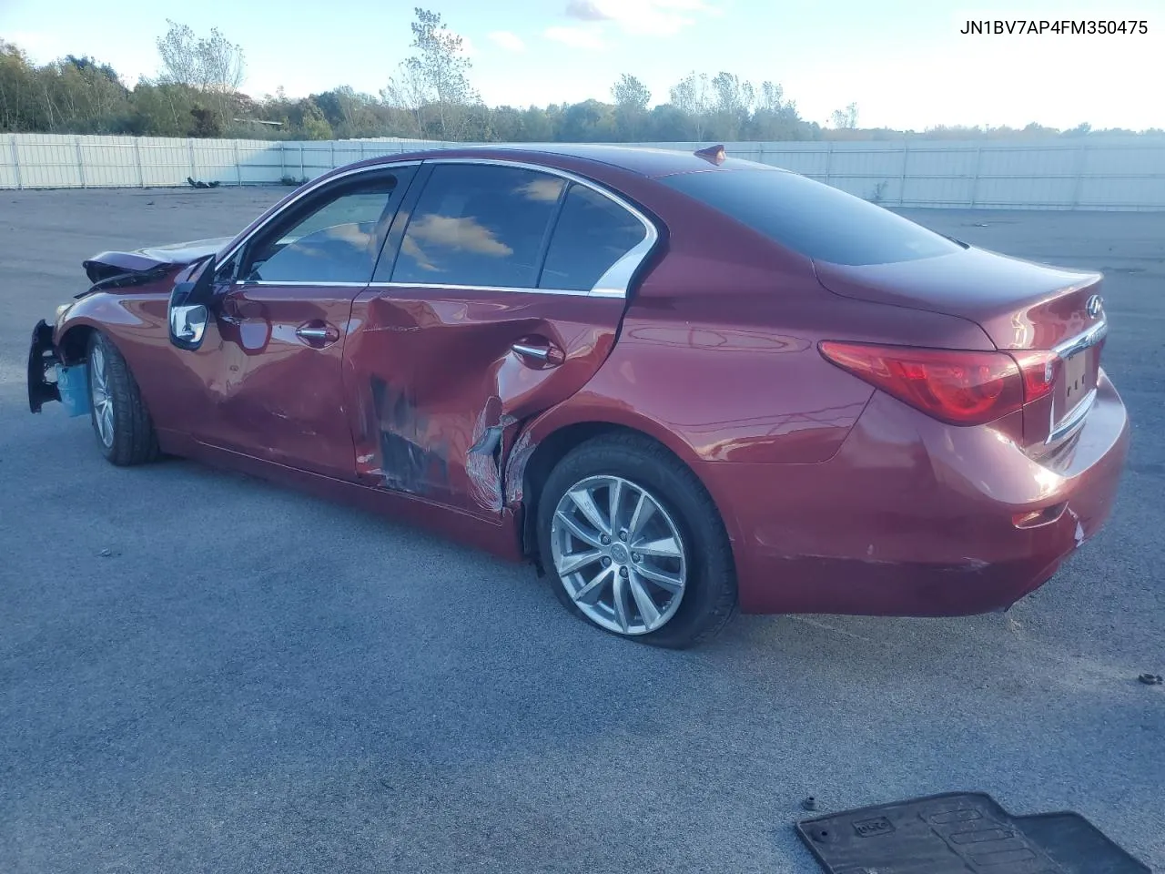 2015 Infiniti Q50 Base VIN: JN1BV7AP4FM350475 Lot: 76154544