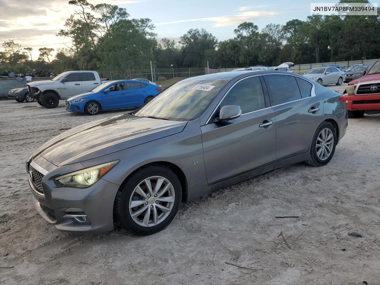 JN1BV7AP8FM339494 2015 Infiniti Q50 Base