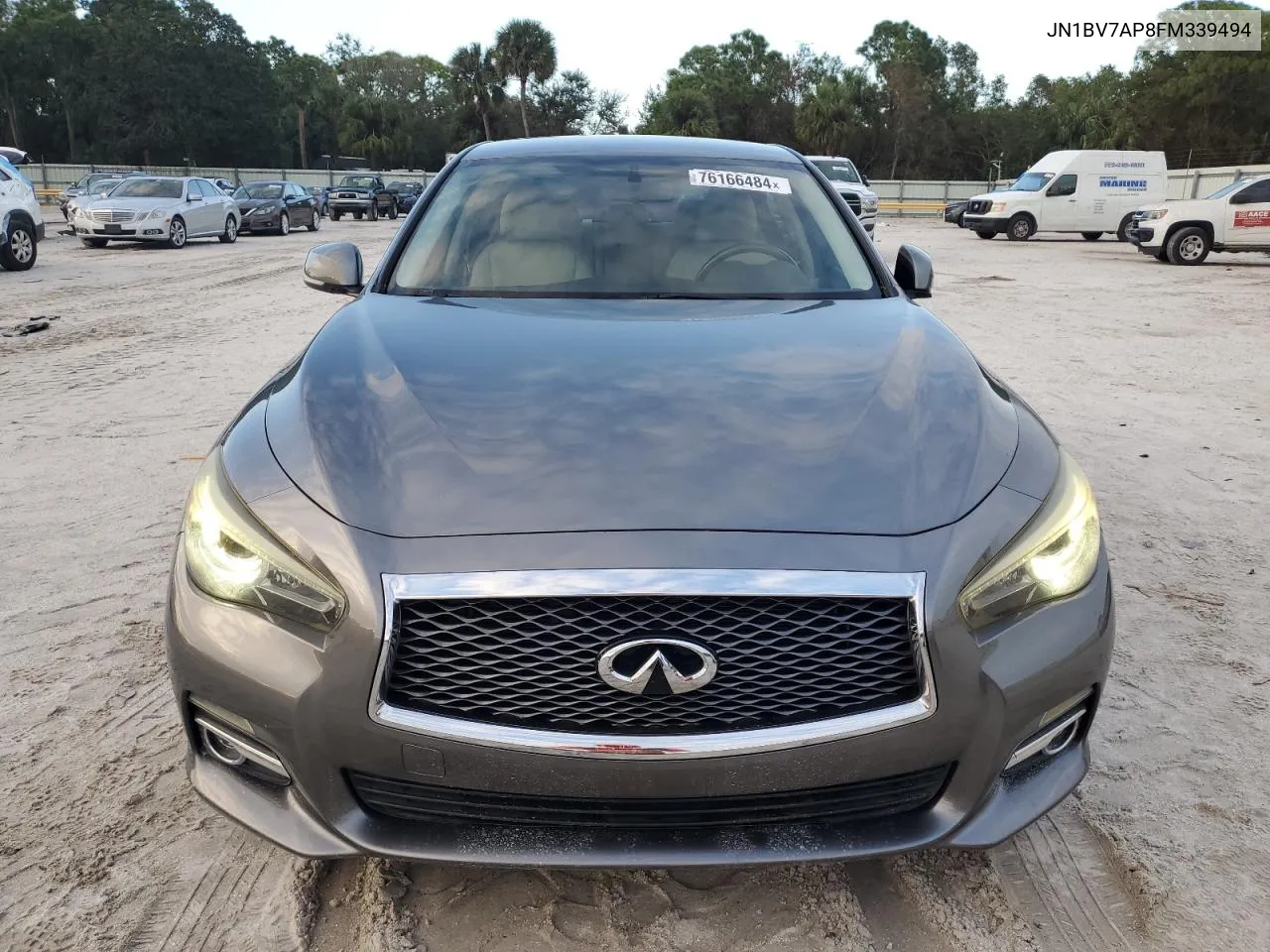 2015 Infiniti Q50 Base VIN: JN1BV7AP8FM339494 Lot: 76166484