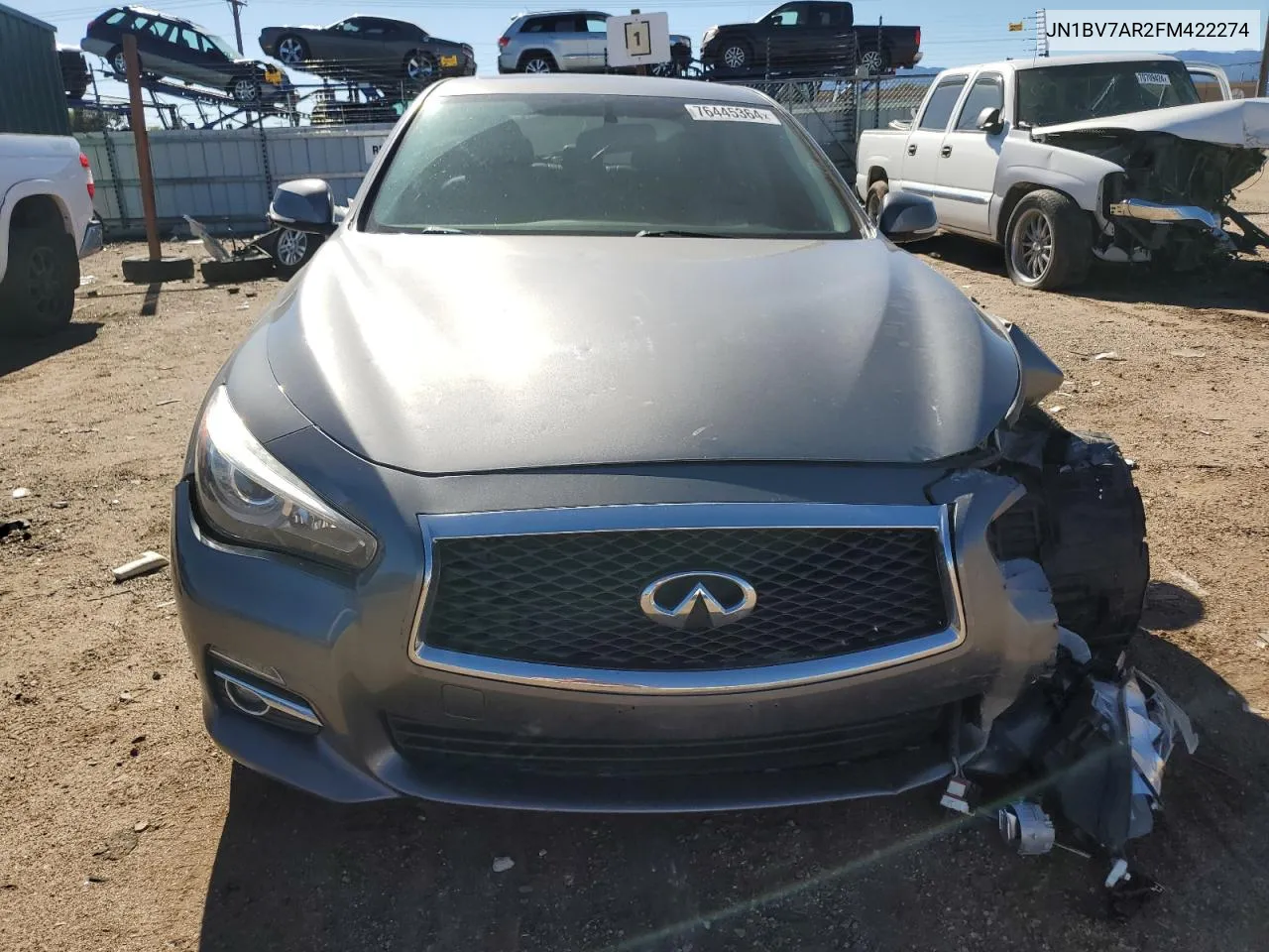 JN1BV7AR2FM422274 2015 Infiniti Q50 Base