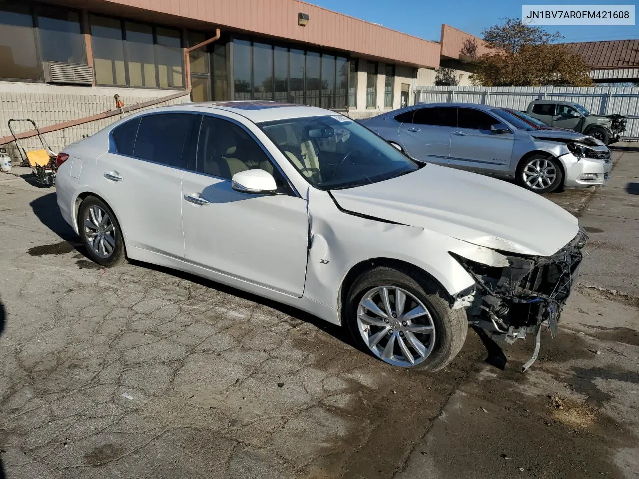 JN1BV7AR0FM421608 2015 Infiniti Q50 Base