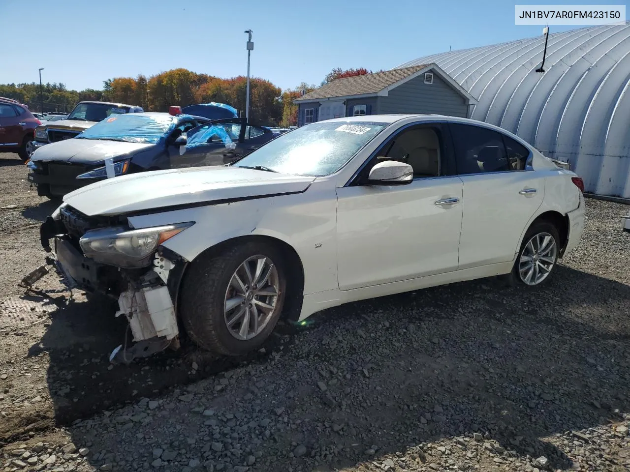 2015 Infiniti Q50 Base VIN: JN1BV7AR0FM423150 Lot: 76503254