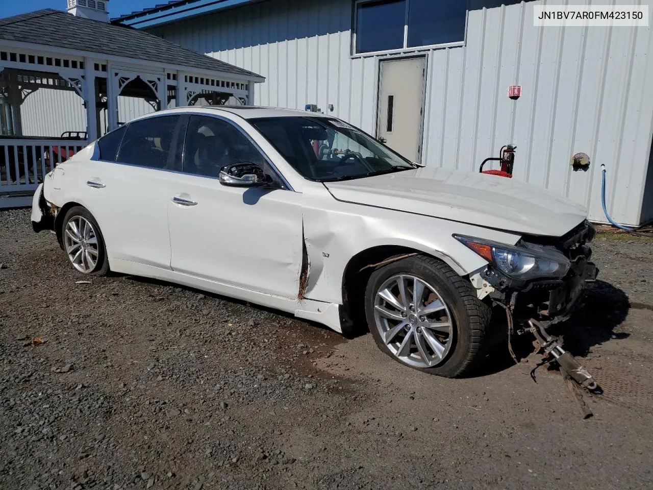 2015 Infiniti Q50 Base VIN: JN1BV7AR0FM423150 Lot: 76503254