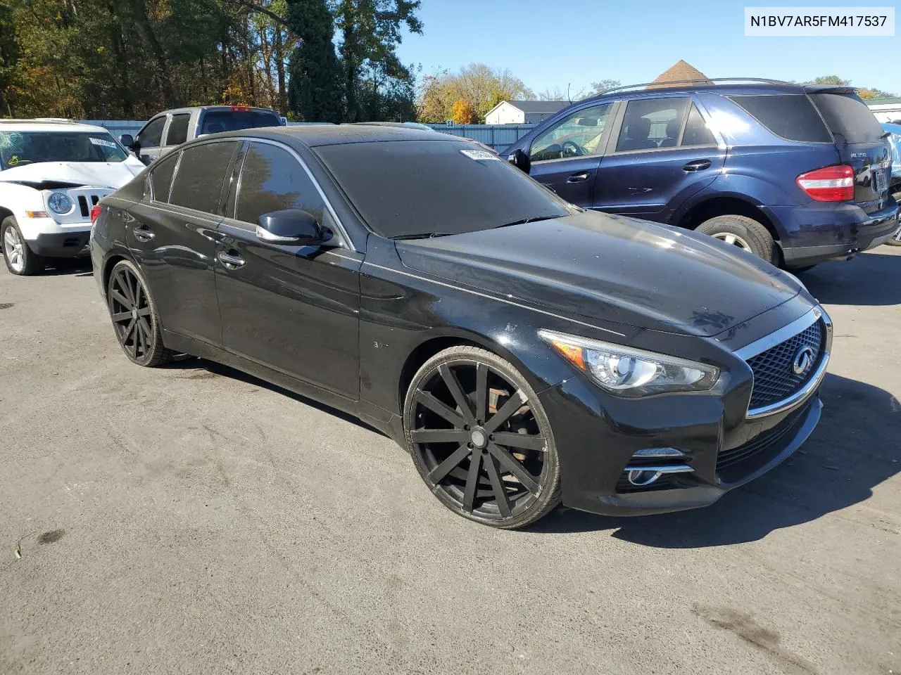 N1BV7AR5FM417537 2015 Infiniti Q50 Base