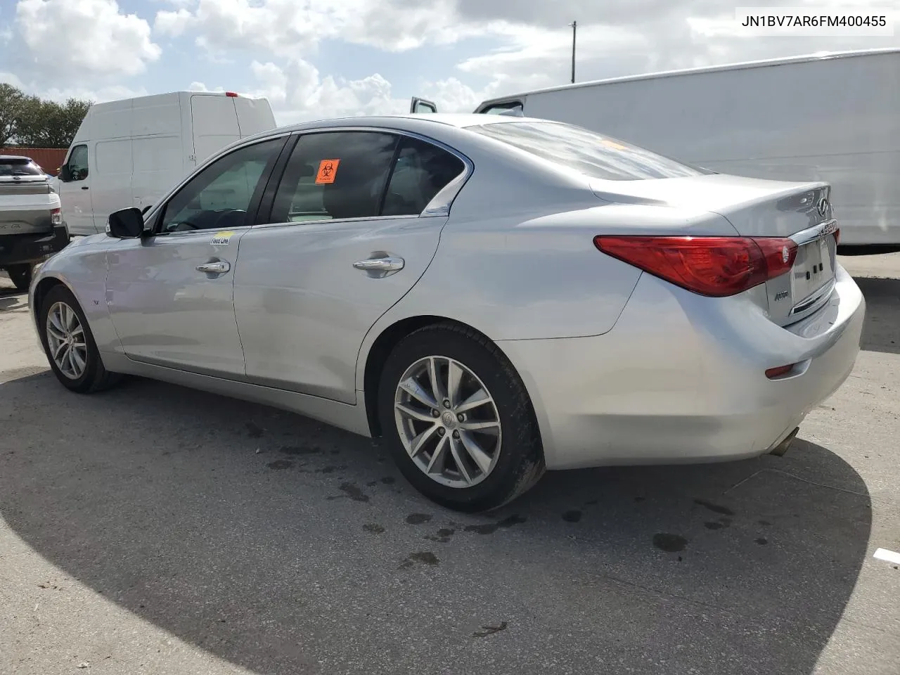 2015 Infiniti Q50 Base VIN: JN1BV7AR6FM400455 Lot: 76578974