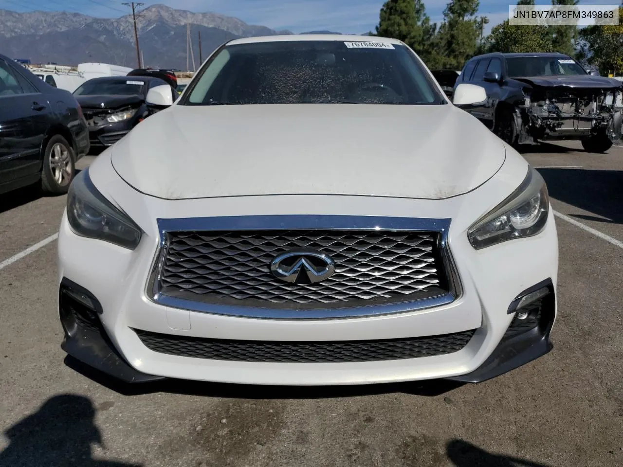 2015 Infiniti Q50 Base VIN: JN1BV7AP8FM349863 Lot: 76784004