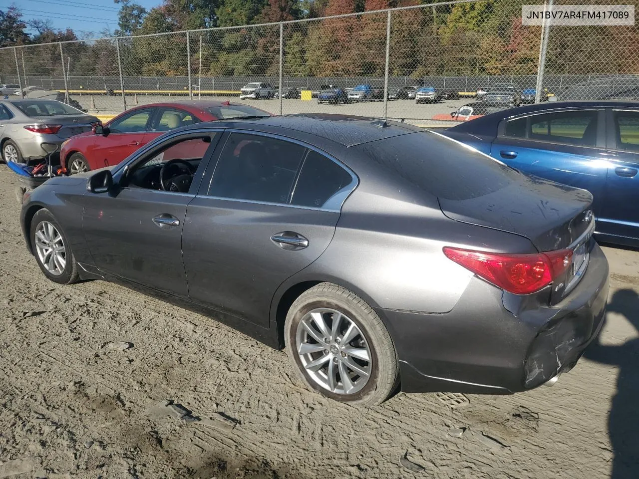 2015 Infiniti Q50 Base VIN: JN1BV7AR4FM417089 Lot: 76801184