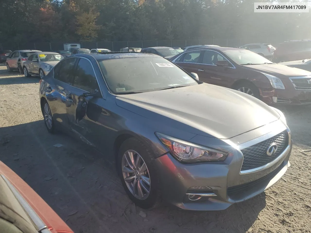 2015 Infiniti Q50 Base VIN: JN1BV7AR4FM417089 Lot: 76801184