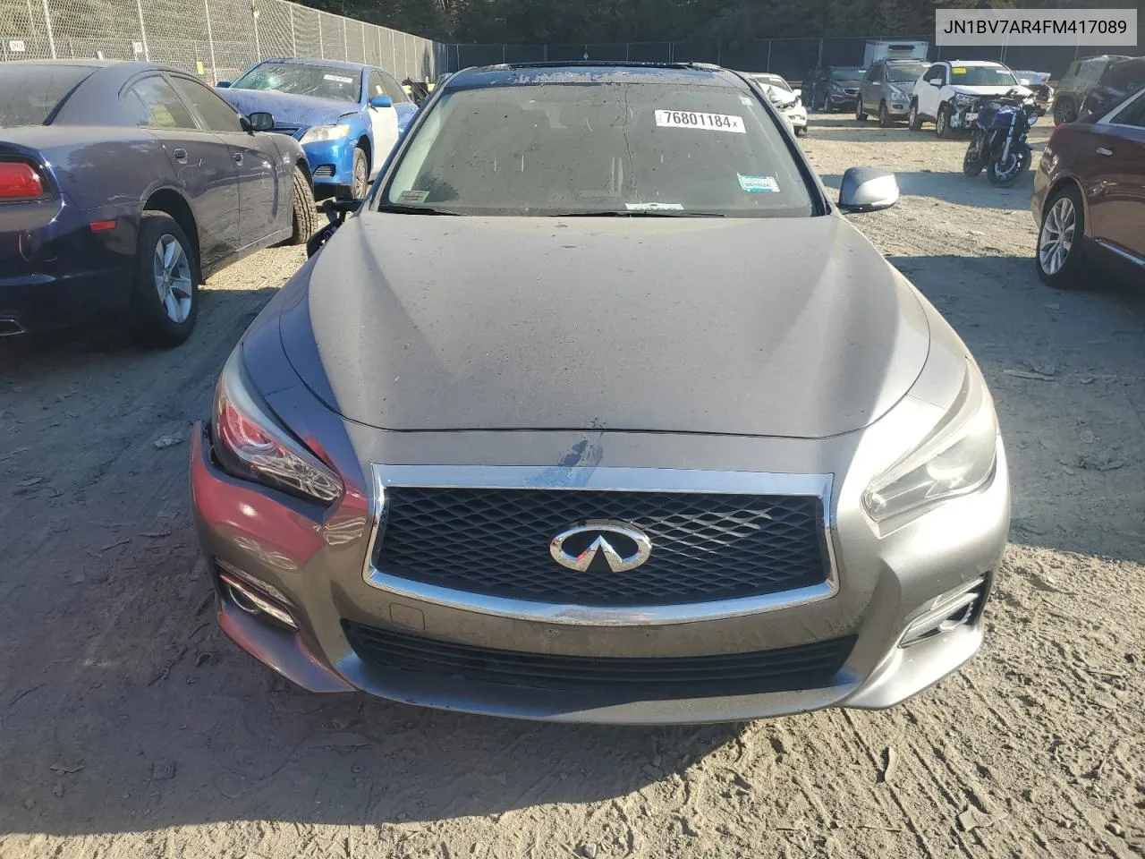 2015 Infiniti Q50 Base VIN: JN1BV7AR4FM417089 Lot: 76801184