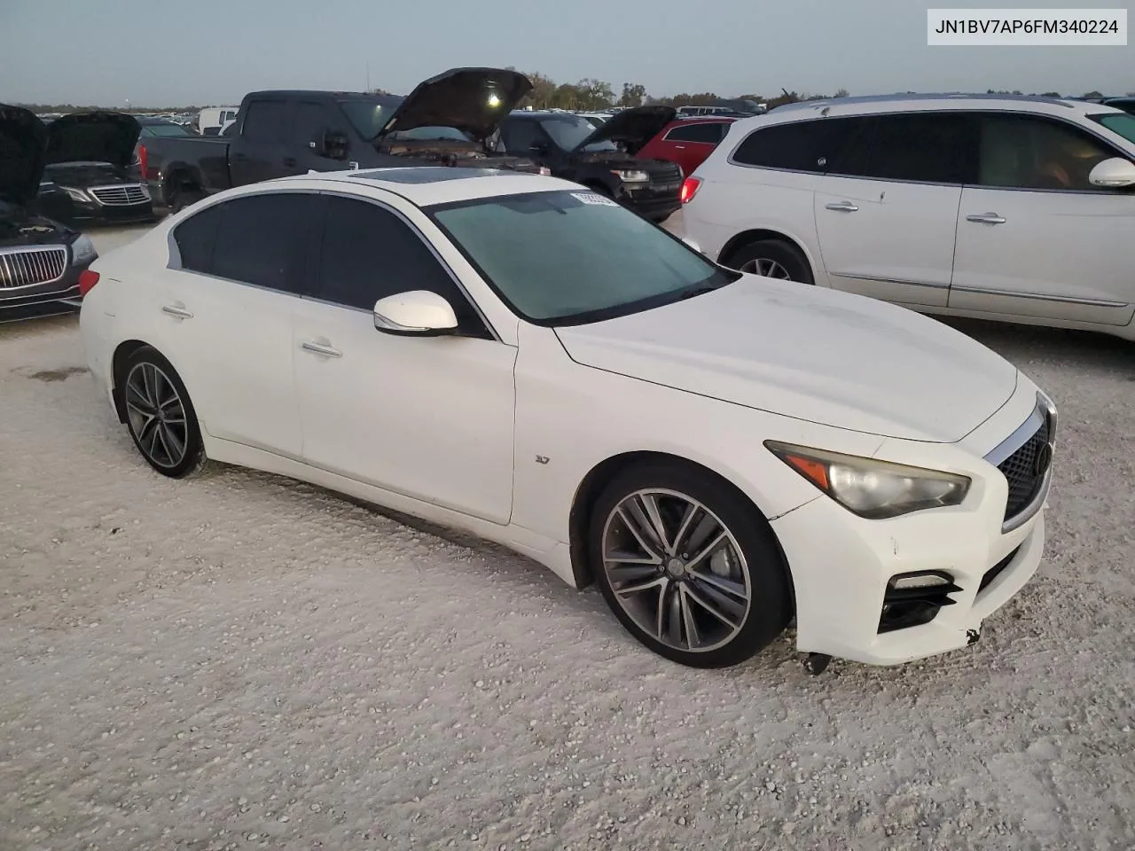 2015 Infiniti Q50 Base VIN: JN1BV7AP6FM340224 Lot: 76833754