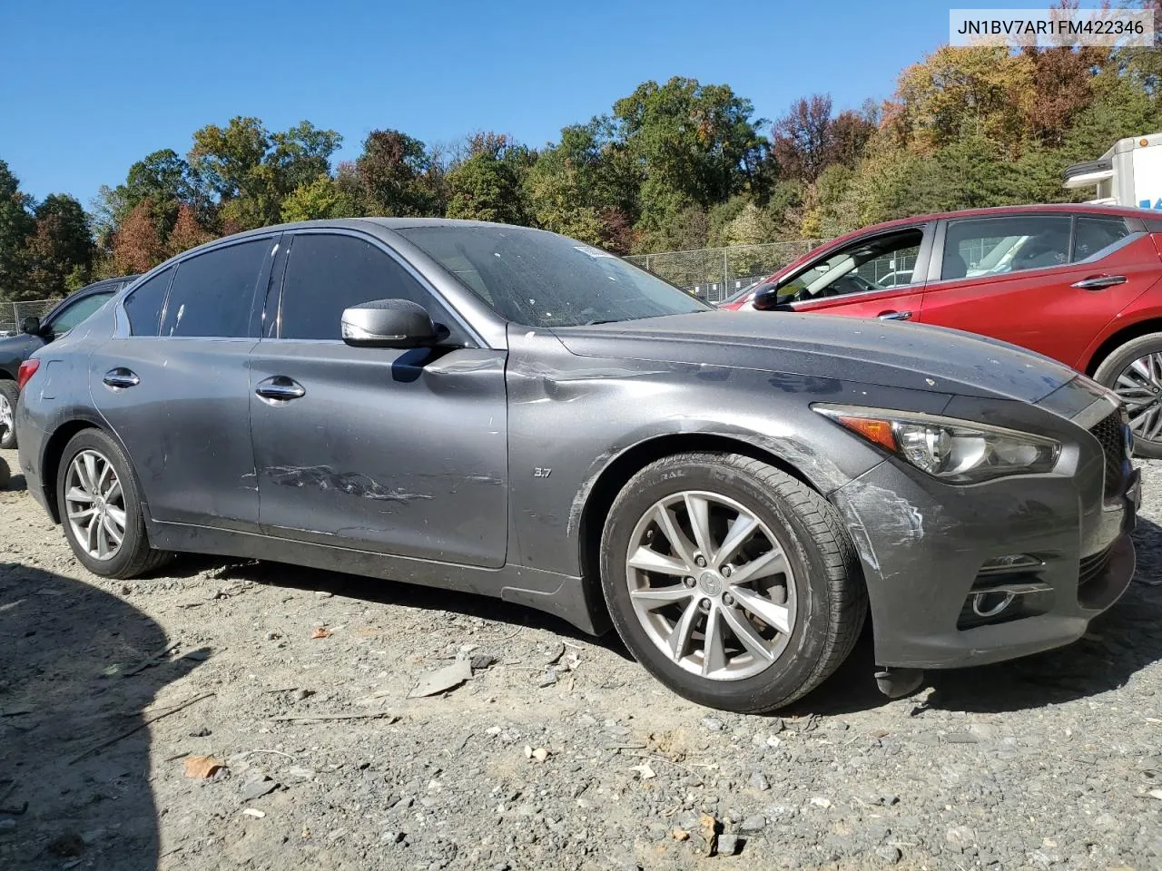 2015 Infiniti Q50 Base VIN: JN1BV7AR1FM422346 Lot: 76980264