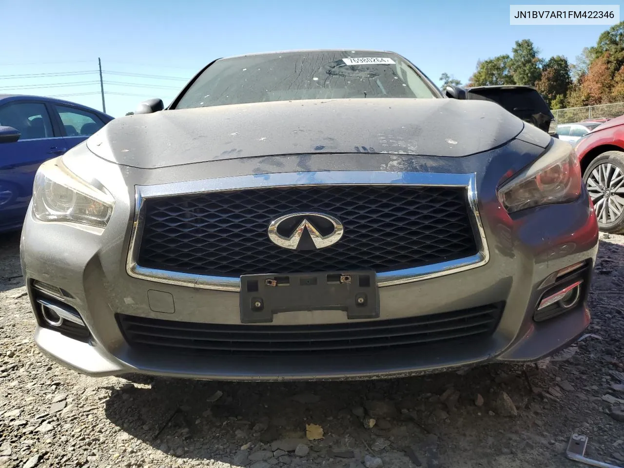 2015 Infiniti Q50 Base VIN: JN1BV7AR1FM422346 Lot: 76980264