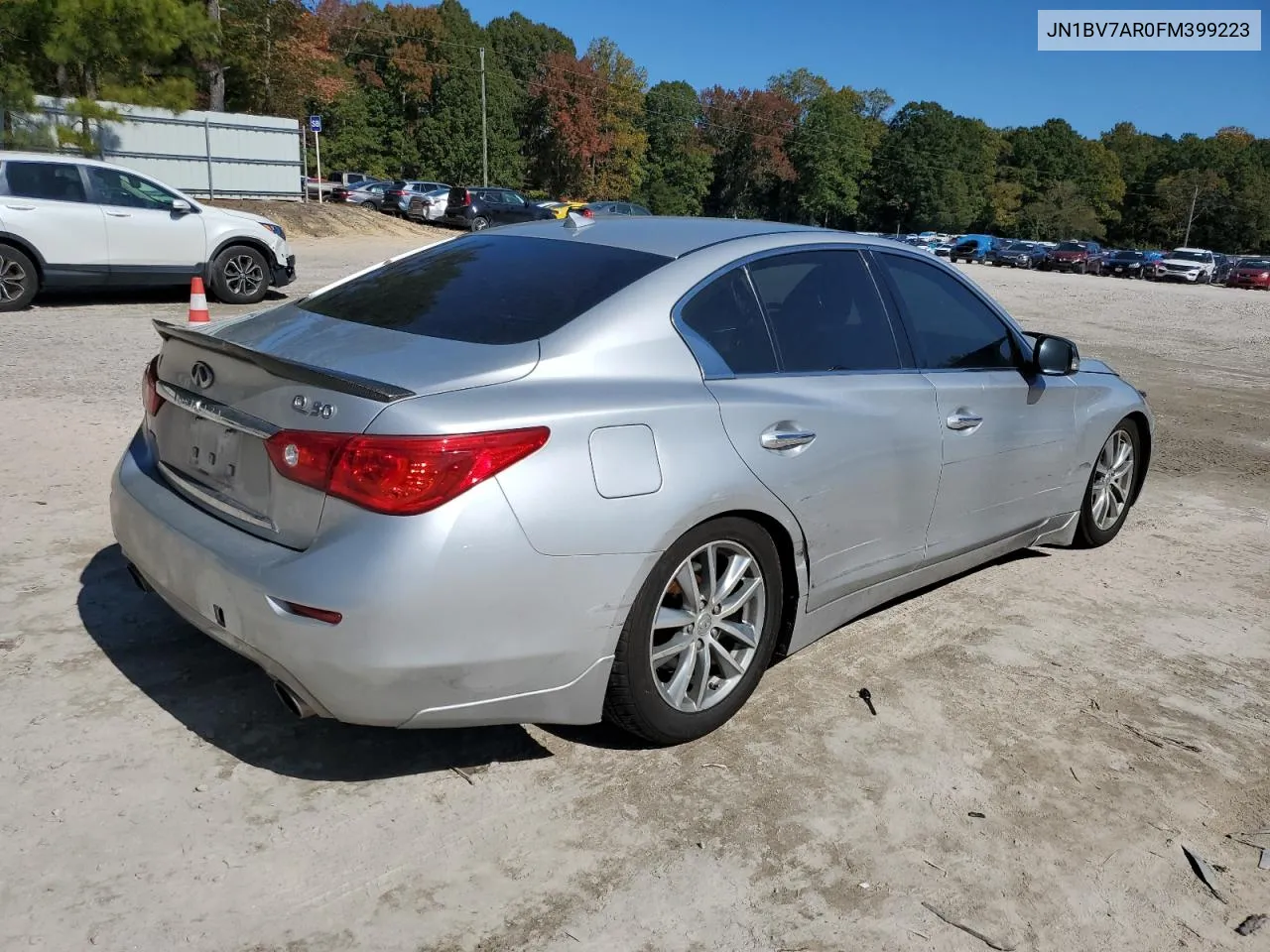 2015 Infiniti Q50 Base VIN: JN1BV7AR0FM399223 Lot: 77110044