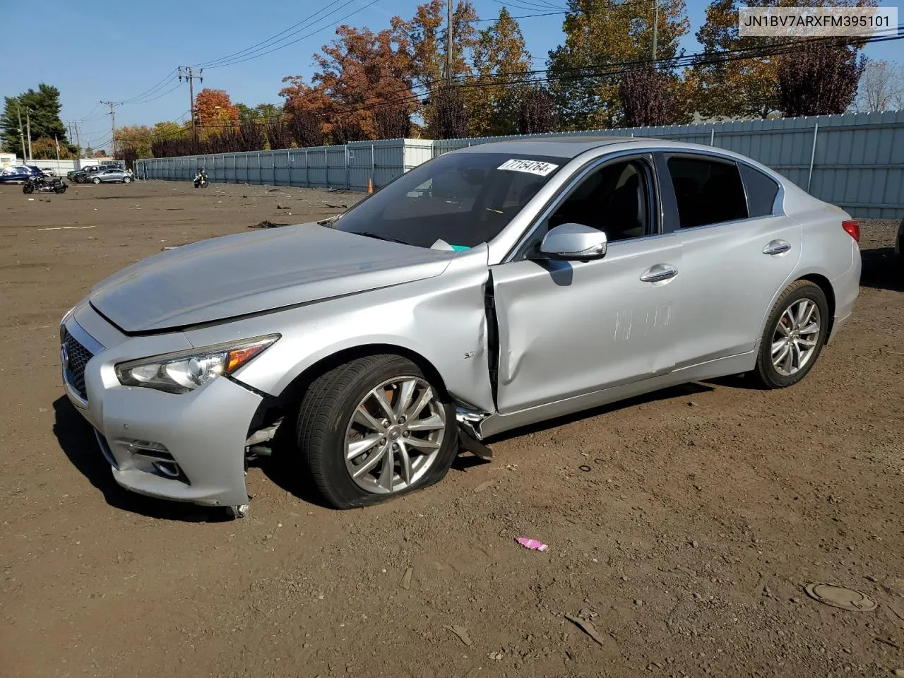 2015 Infiniti Q50 Base VIN: JN1BV7ARXFM395101 Lot: 77154764