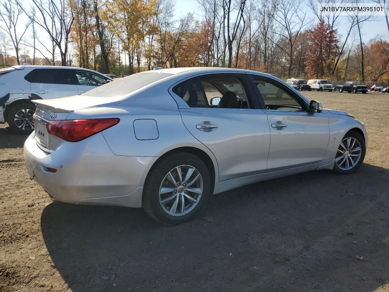 2015 Infiniti Q50 Base VIN: JN1BV7ARXFM395101 Lot: 77154764