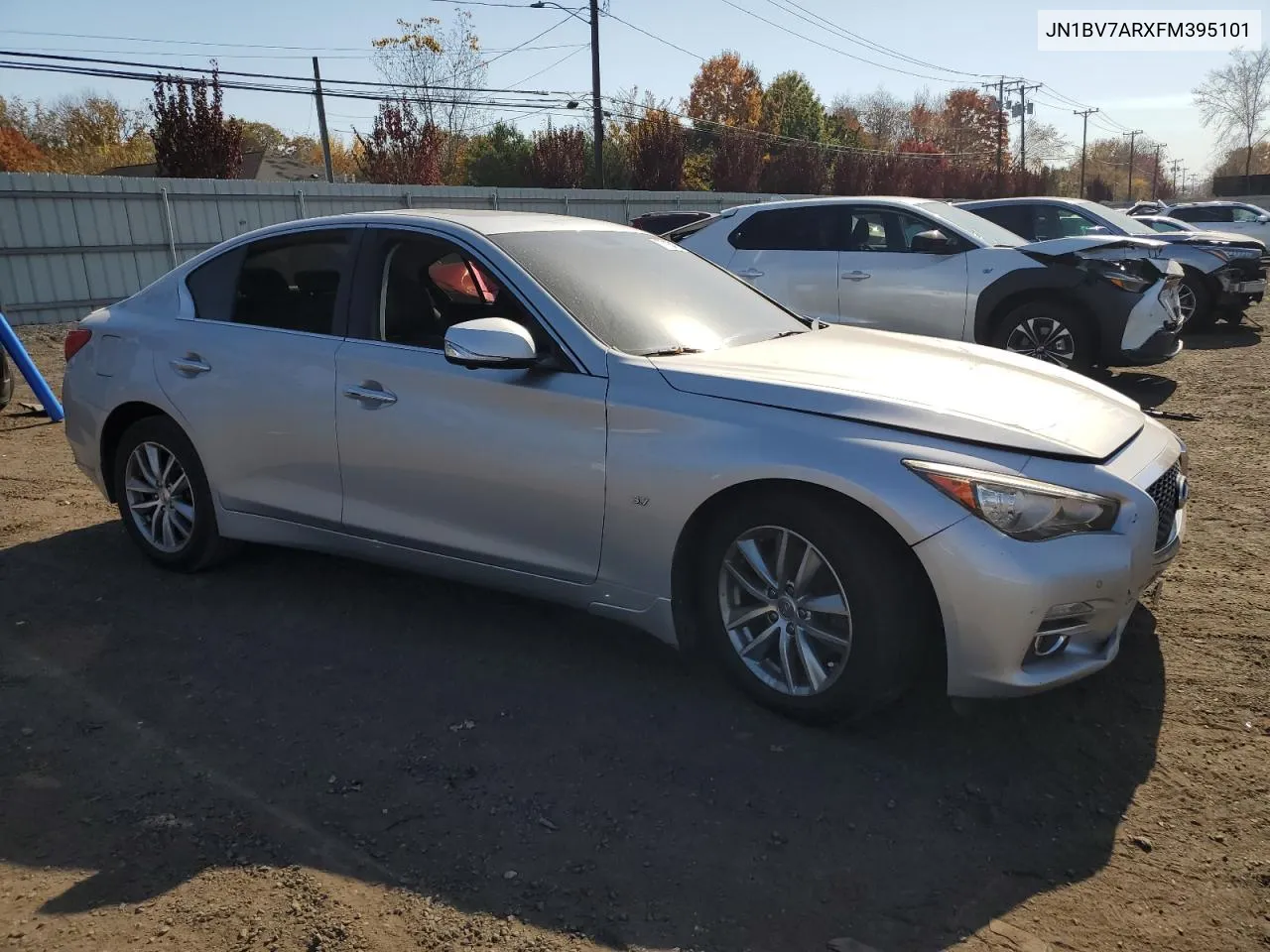 2015 Infiniti Q50 Base VIN: JN1BV7ARXFM395101 Lot: 77154764