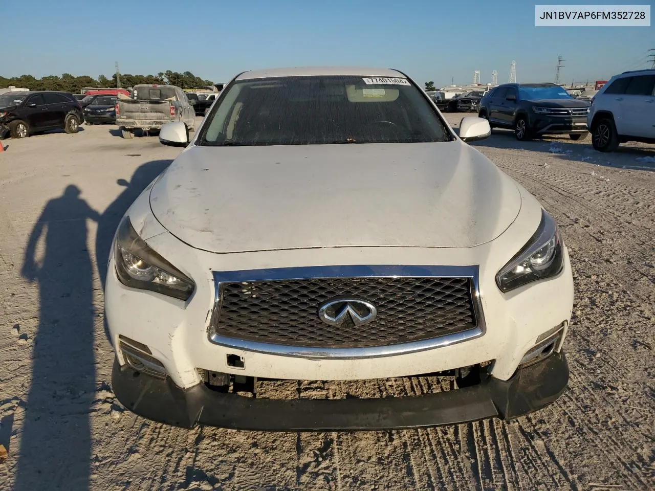 2015 Infiniti Q50 Base VIN: JN1BV7AP6FM352728 Lot: 77401504