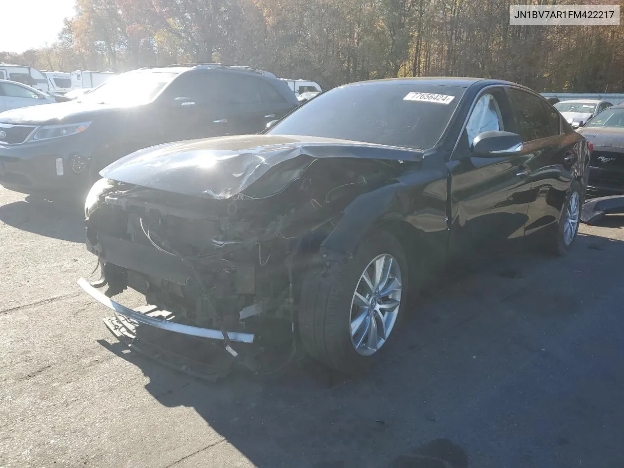 2015 Infiniti Q50 Base VIN: JN1BV7AR1FM422217 Lot: 77656424