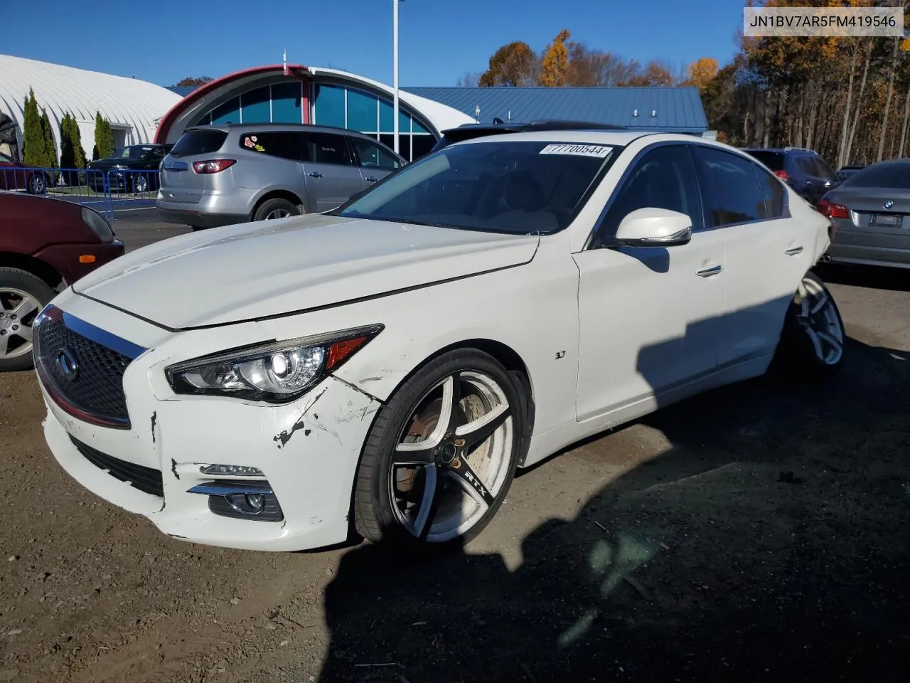 2015 Infiniti Q50 Base VIN: JN1BV7AR5FM419546 Lot: 77700544