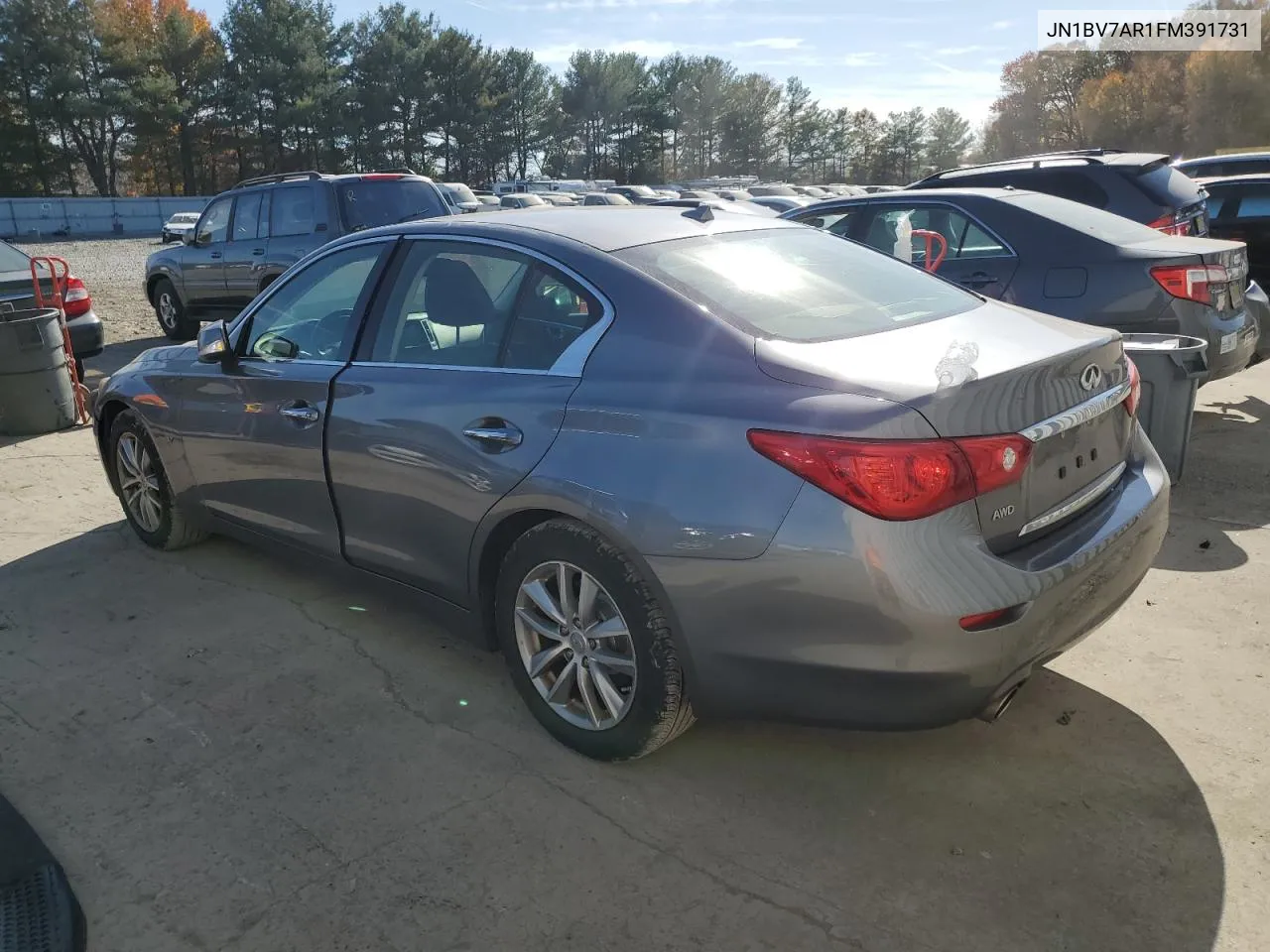 2015 Infiniti Q50 Base VIN: JN1BV7AR1FM391731 Lot: 77807554