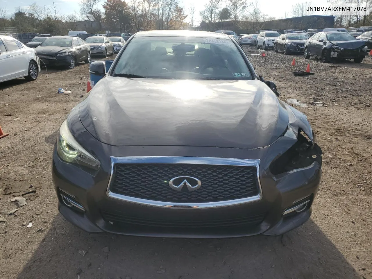 2015 Infiniti Q50 Base VIN: JN1BV7ARXFM417078 Lot: 78452134