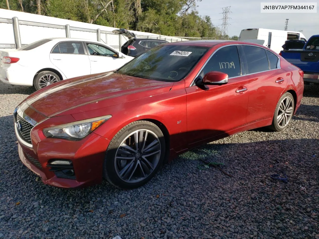 2015 Infiniti Q50 Base VIN: JN1BV7AP7FM344167 Lot: 78595053