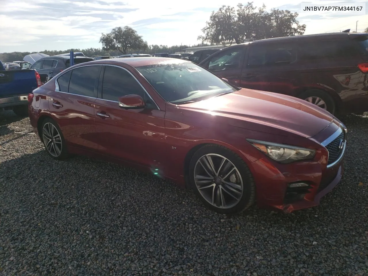 2015 Infiniti Q50 Base VIN: JN1BV7AP7FM344167 Lot: 78595053