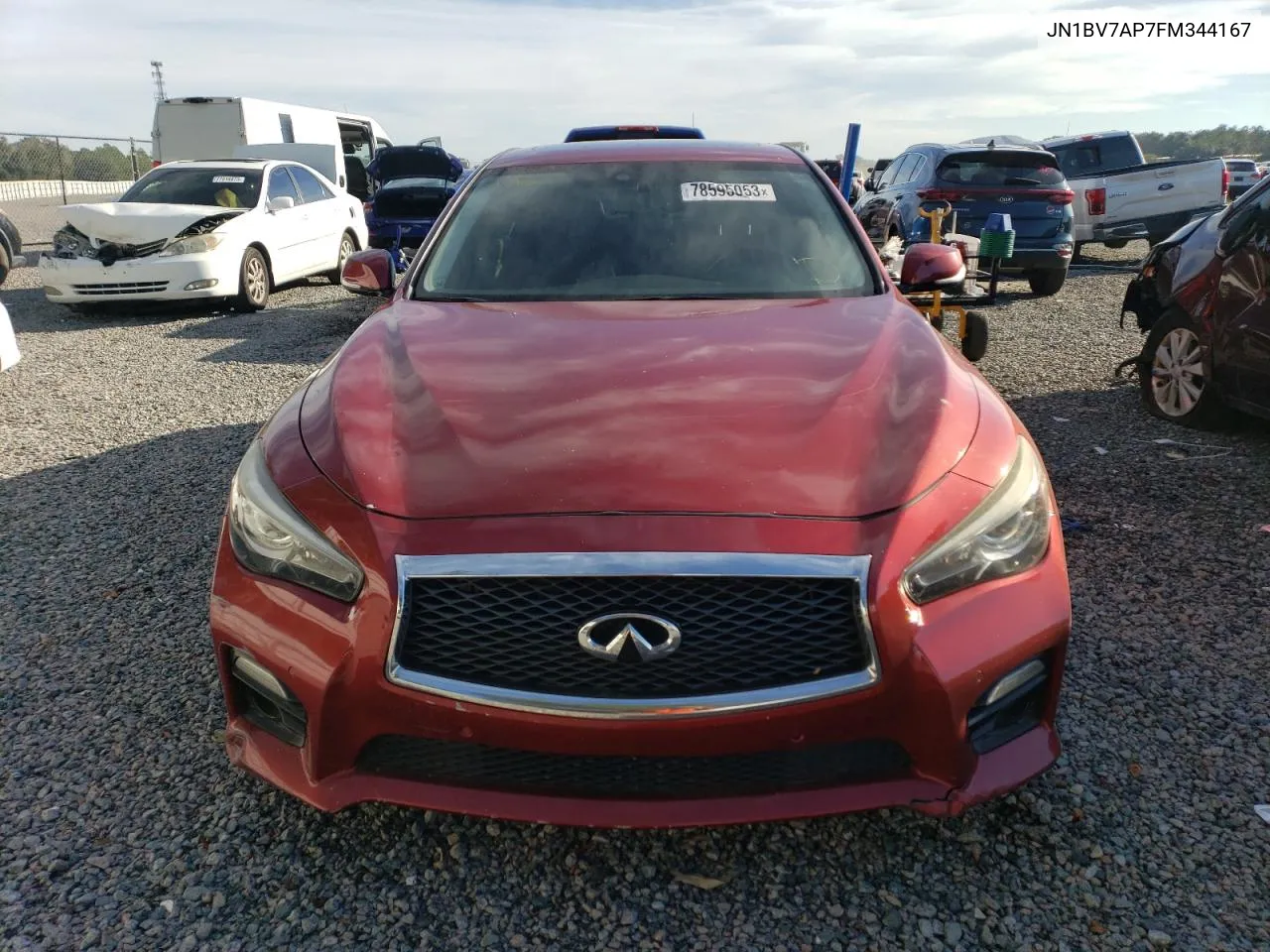 2015 Infiniti Q50 Base VIN: JN1BV7AP7FM344167 Lot: 78595053