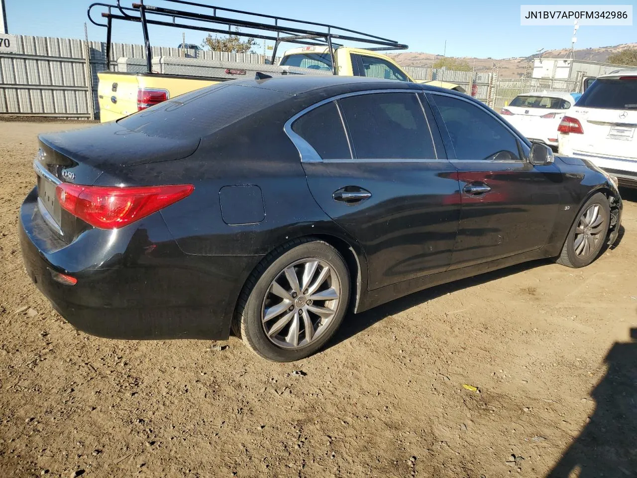 2015 Infiniti Q50 Base VIN: JN1BV7AP0FM342986 Lot: 79141674