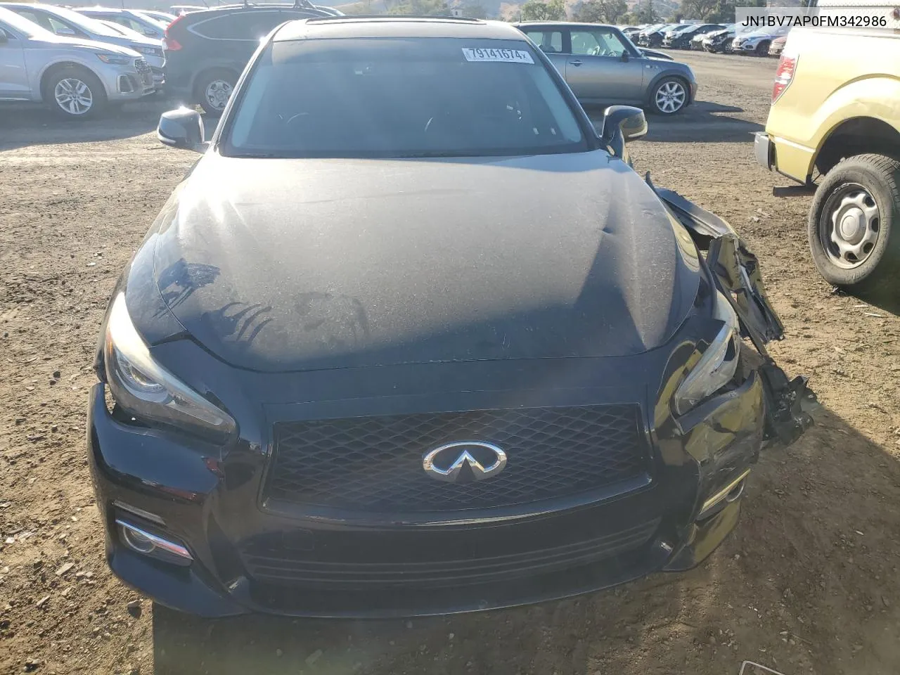 2015 Infiniti Q50 Base VIN: JN1BV7AP0FM342986 Lot: 79141674