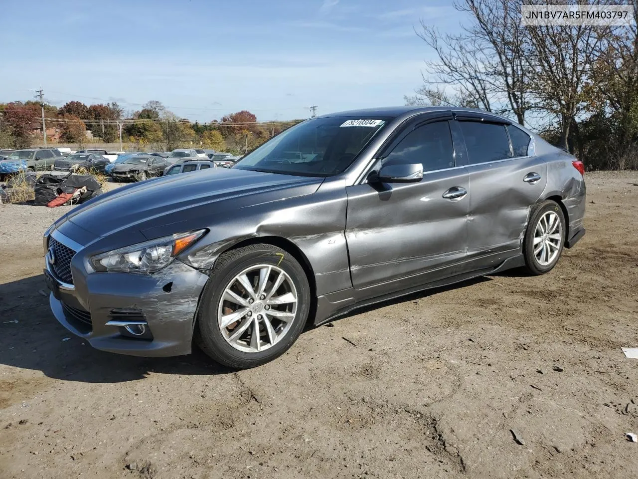 2015 Infiniti Q50 Base VIN: JN1BV7AR5FM403797 Lot: 79210504