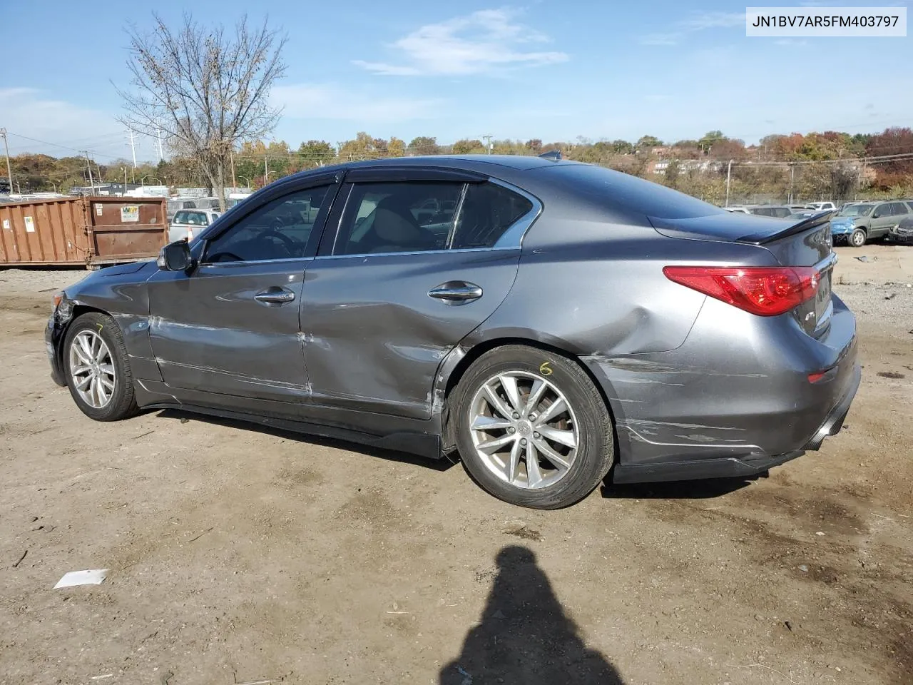 2015 Infiniti Q50 Base VIN: JN1BV7AR5FM403797 Lot: 79210504