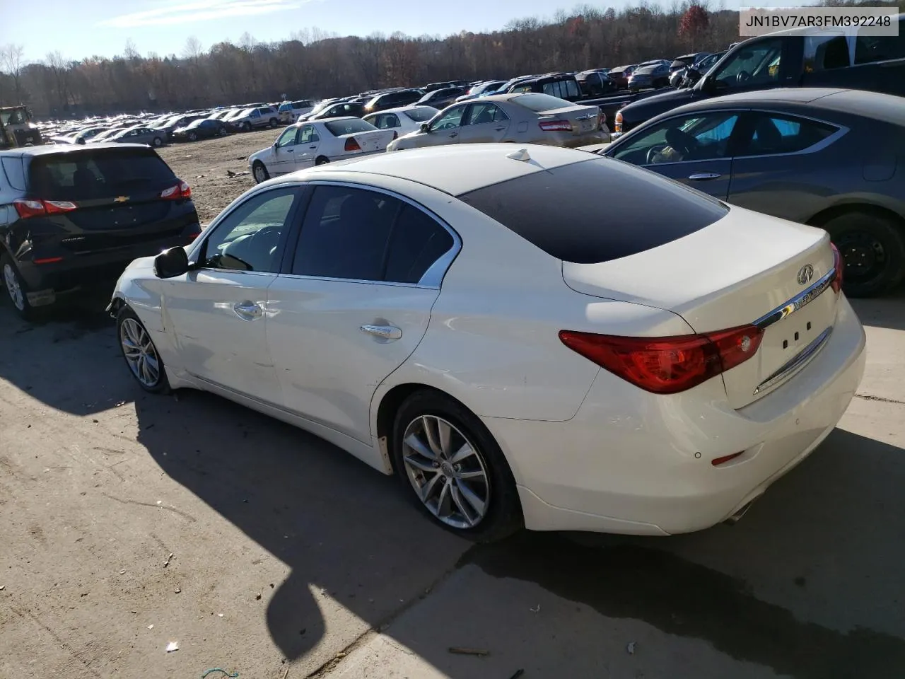 2015 Infiniti Q50 Base VIN: JN1BV7AR3FM392248 Lot: 79272324