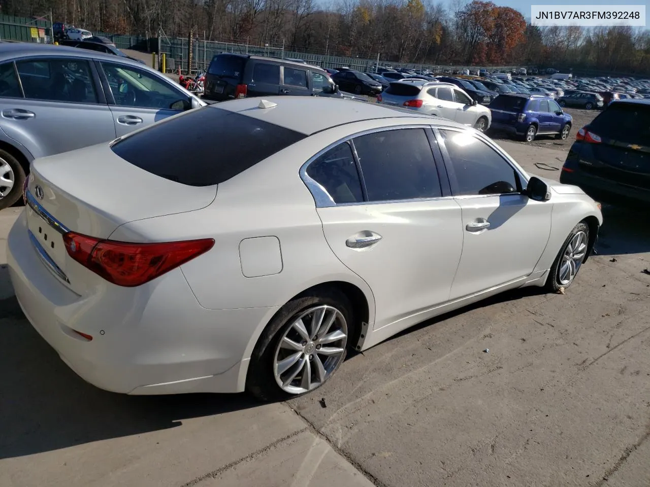 2015 Infiniti Q50 Base VIN: JN1BV7AR3FM392248 Lot: 79272324