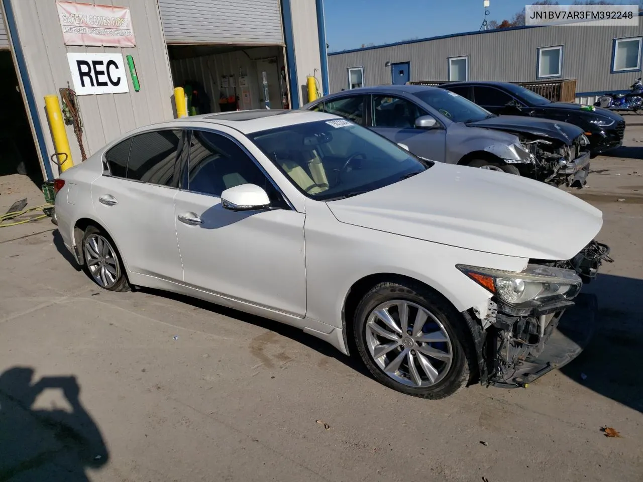 2015 Infiniti Q50 Base VIN: JN1BV7AR3FM392248 Lot: 79272324