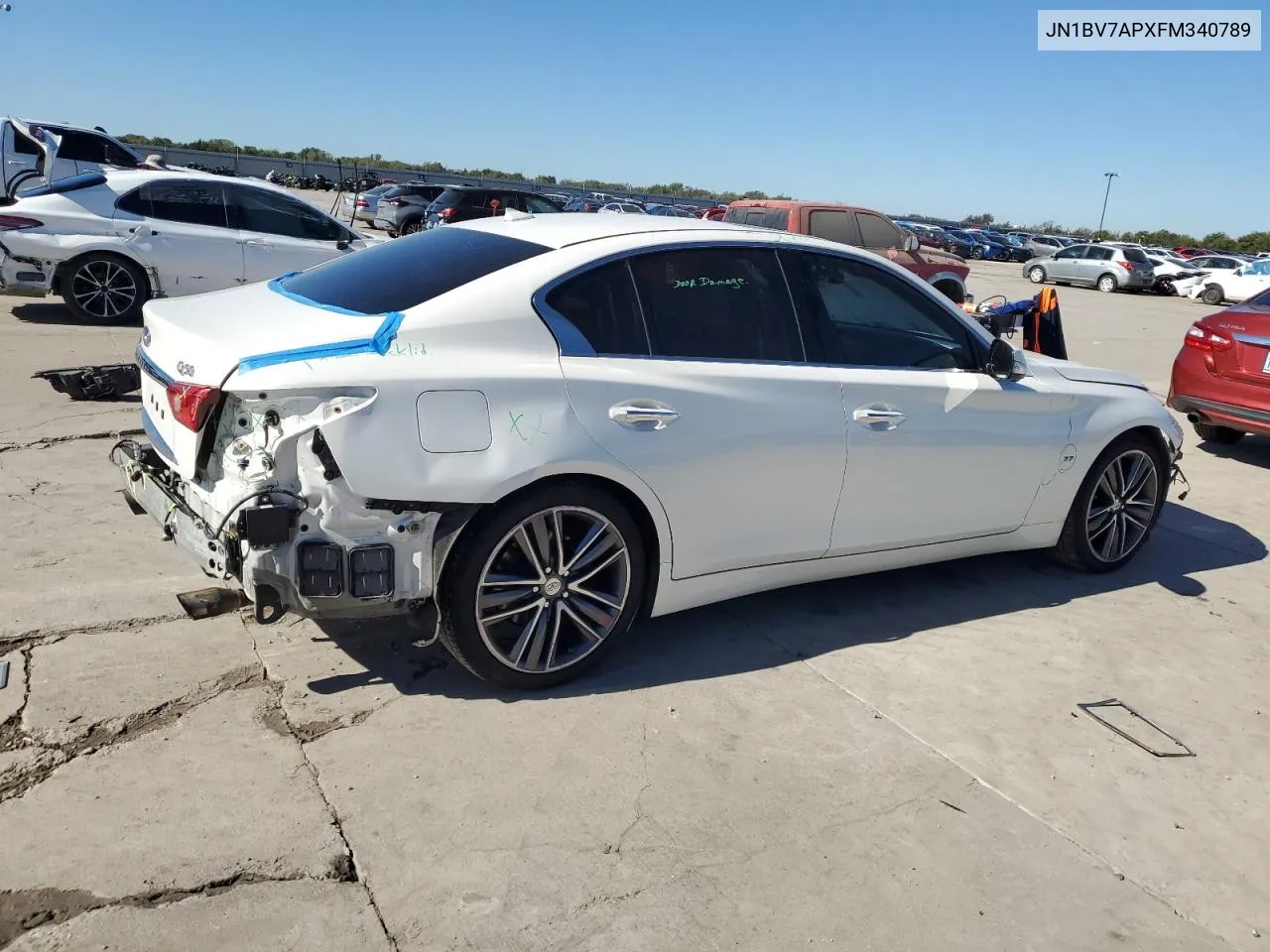 2015 Infiniti Q50 Base VIN: JN1BV7APXFM340789 Lot: 79285294