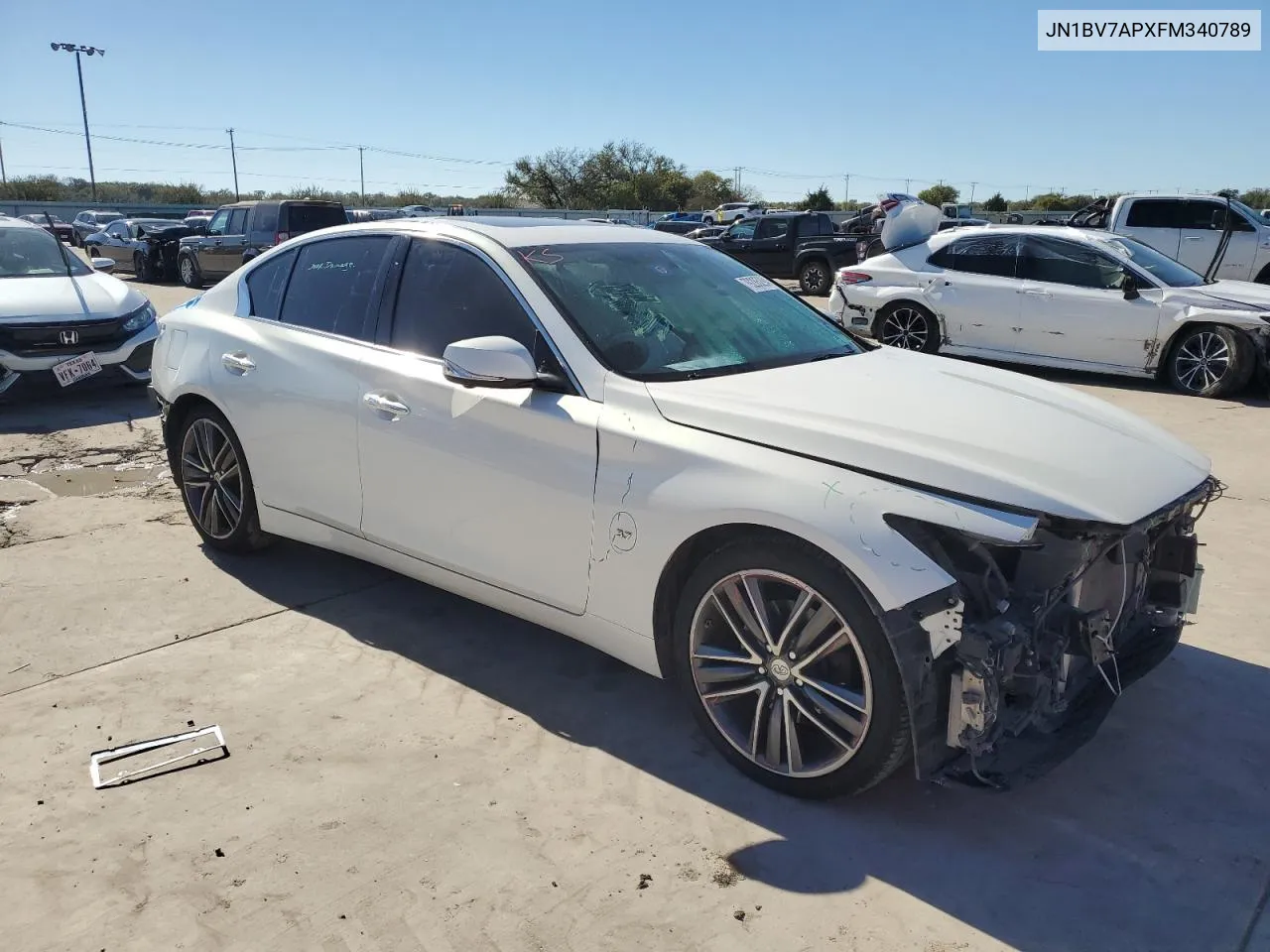 2015 Infiniti Q50 Base VIN: JN1BV7APXFM340789 Lot: 79285294